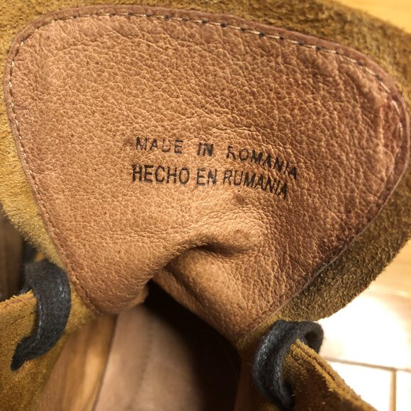 Aldo sz 7 (Womens 9) Brown Vintage Rustic Style Jump Boots Toe Cap Indiana Jones - Picture 9 of 9